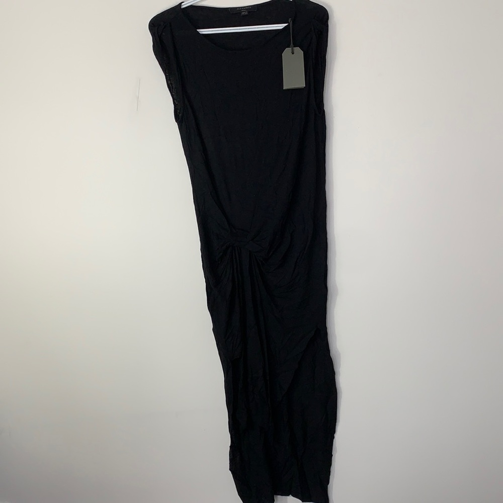 Allsaints Riviera Tavi black dress